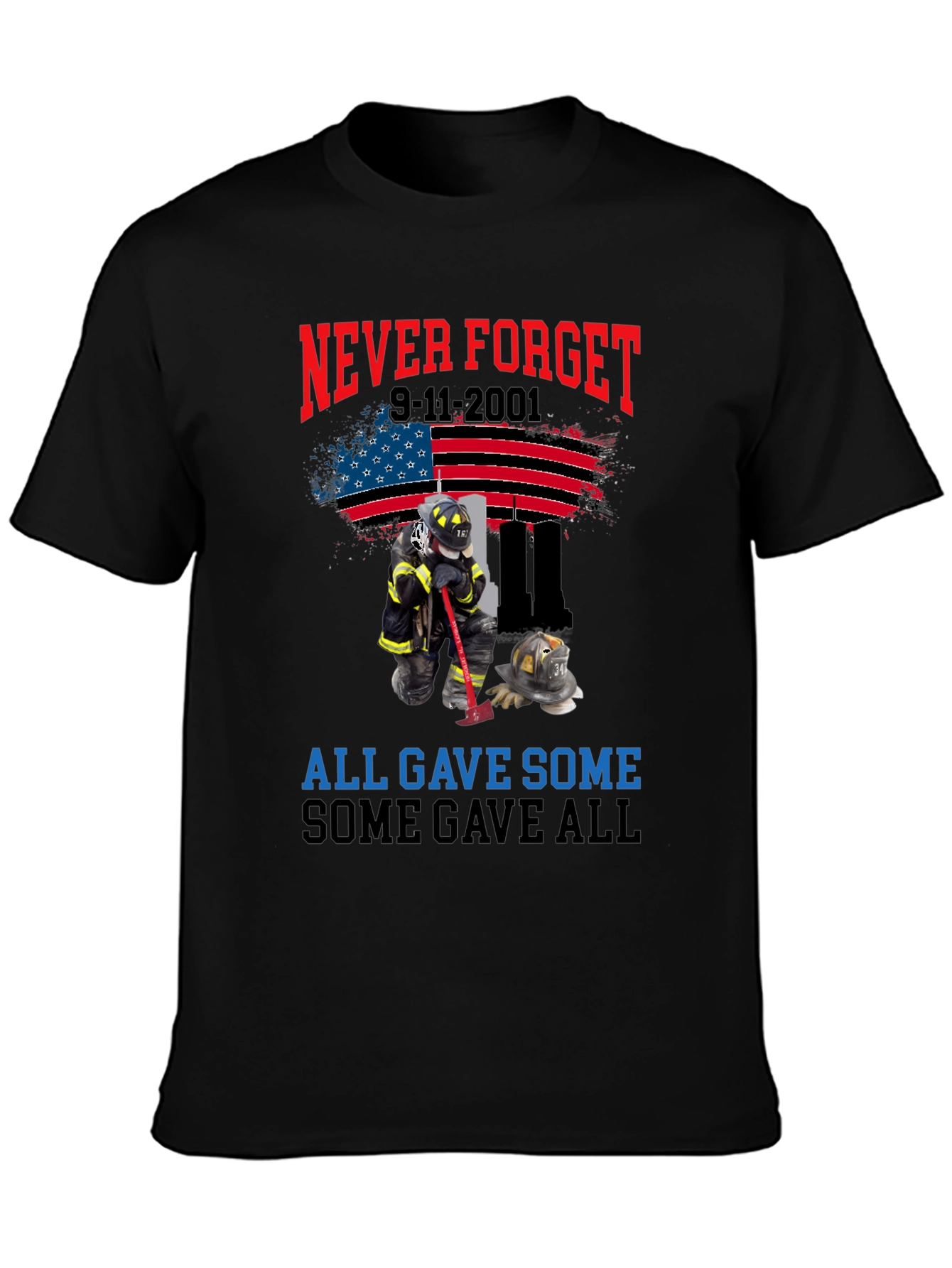 Never Forget 9-11 Tribute T-Shirt