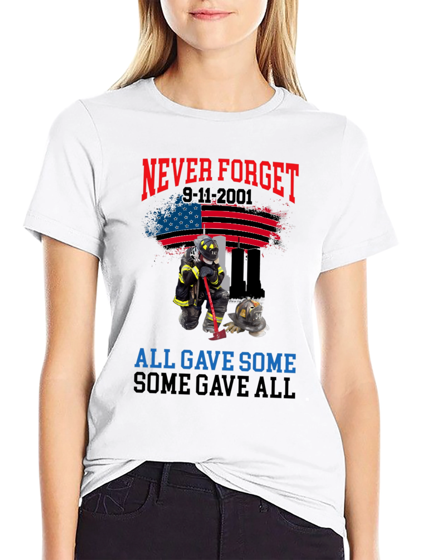 Never Forget 9-11 Tribute T-Shirt