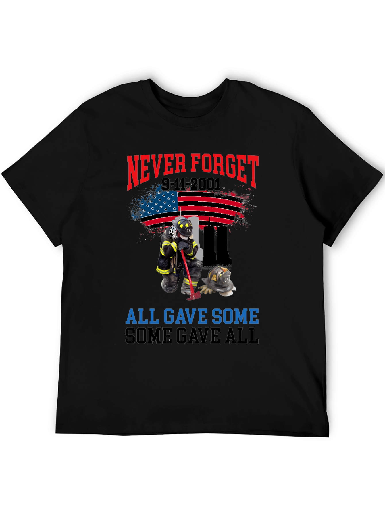 Never Forget 9-11 Tribute T-Shirt