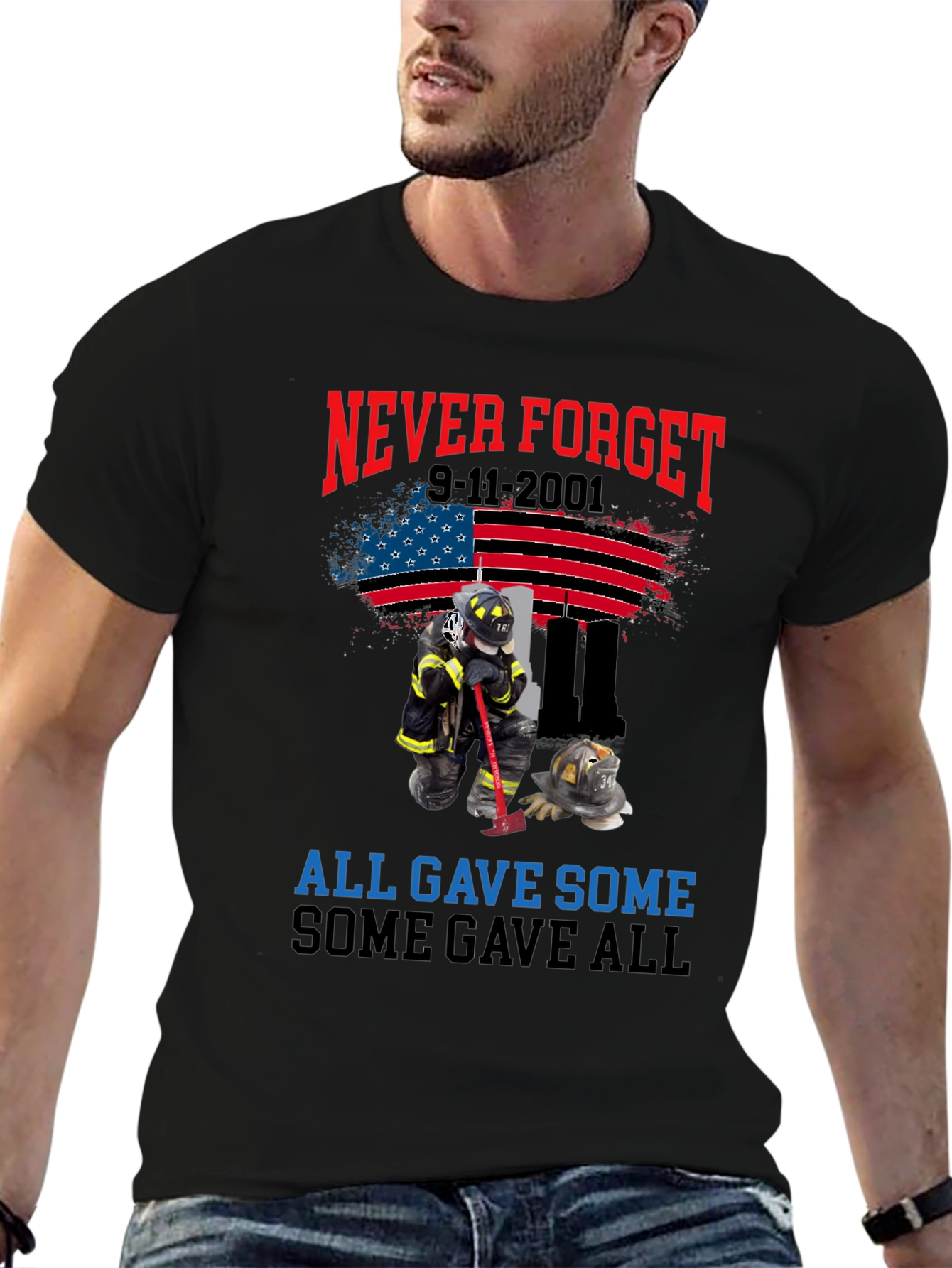 Never Forget 9-11 Tribute T-Shirt