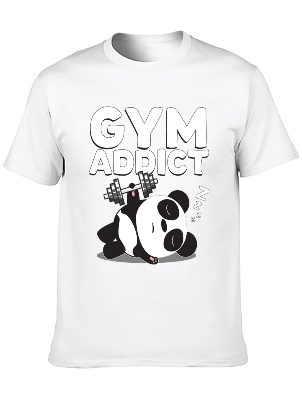 Gym Addict Panda Graphic Tee