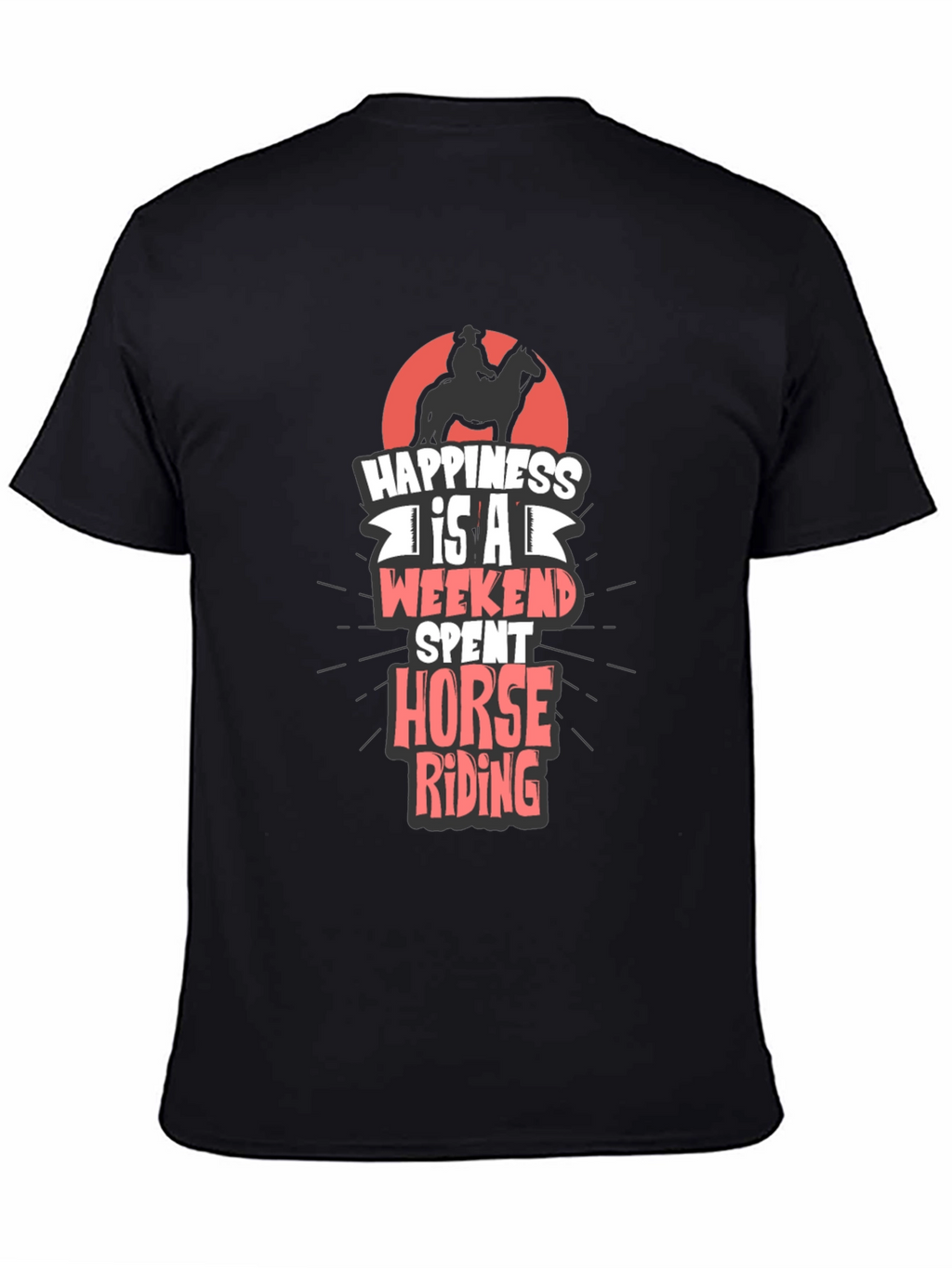 Horse Riding Weekend T-Shirt - Mens Casual Tee