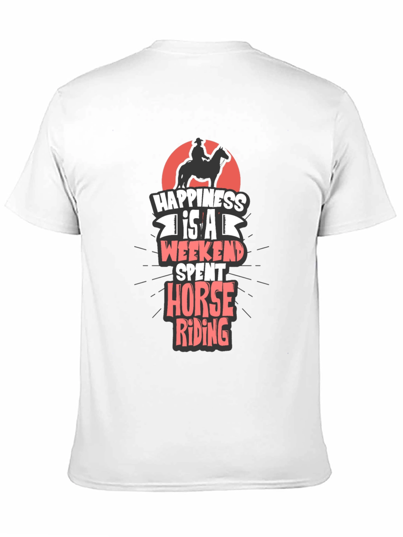 Horse Riding Weekend T-Shirt - Mens Casual Tee
