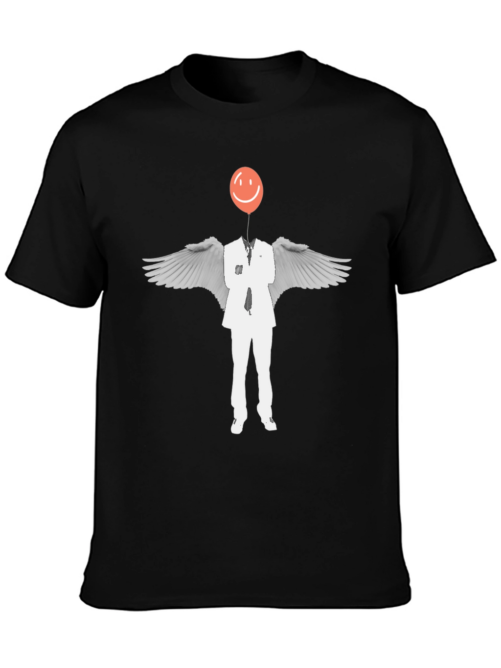 Whimsical Angel Balloon Head T-Shirt