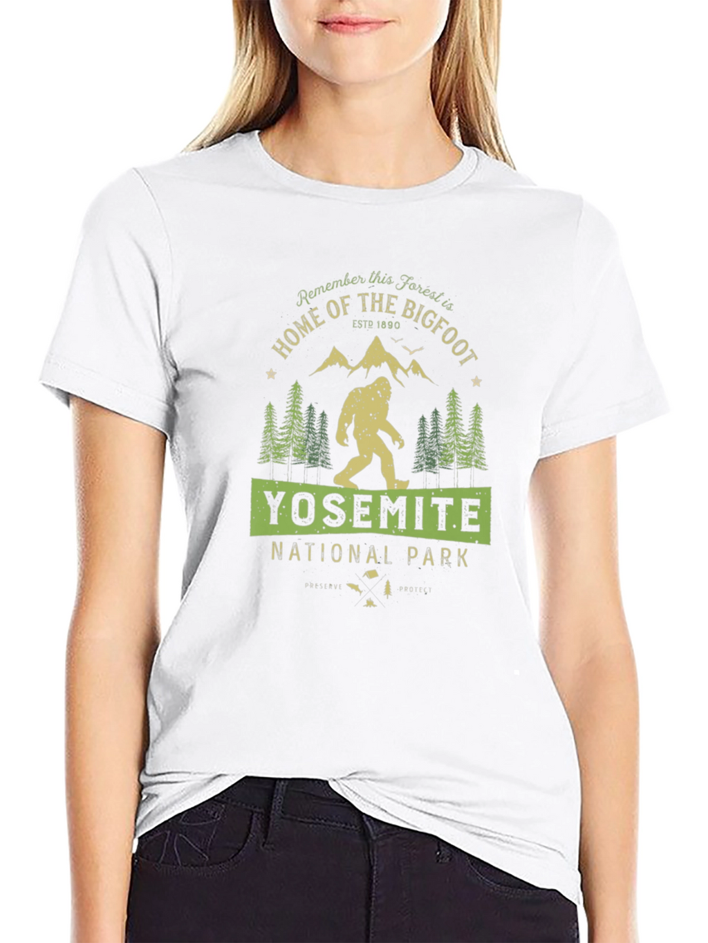 Yosemite Bigfoot T-Shirt - National Park Tee