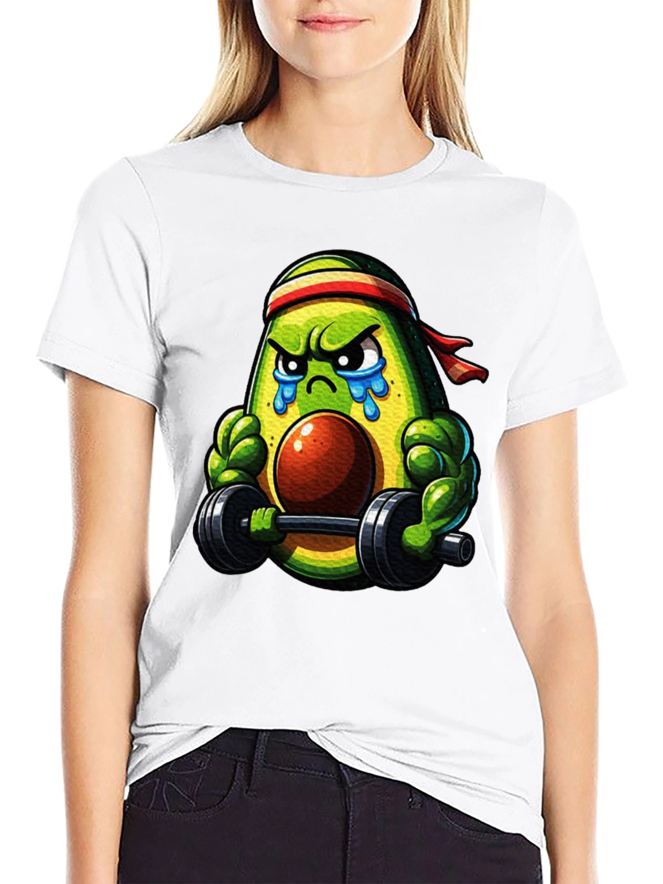 Funny Avocado Gym T-Shirt - Workout Apparel