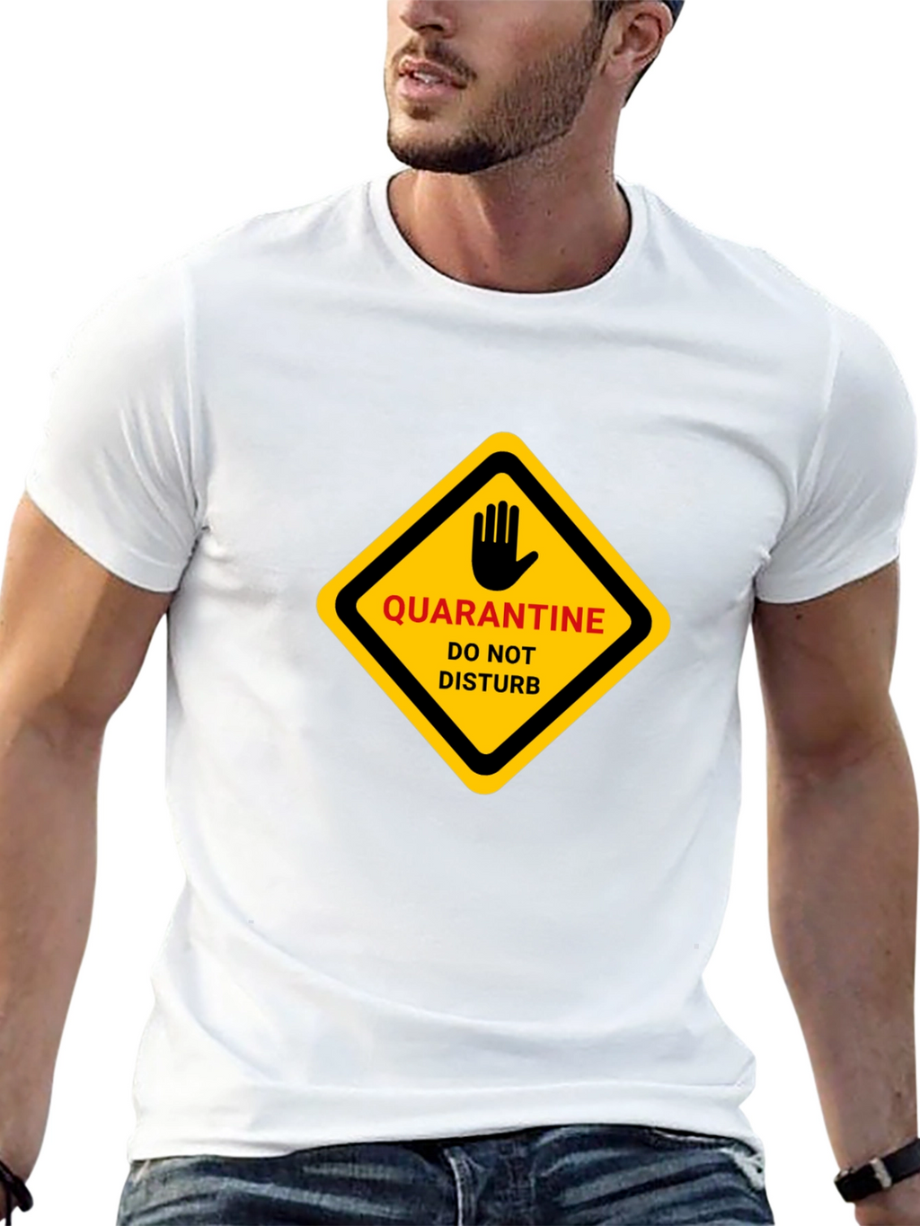 Quarantine Do Not Disturb Graphic T-Shirt