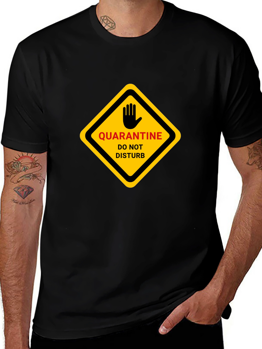 Quarantine Do Not Disturb Graphic T-Shirt