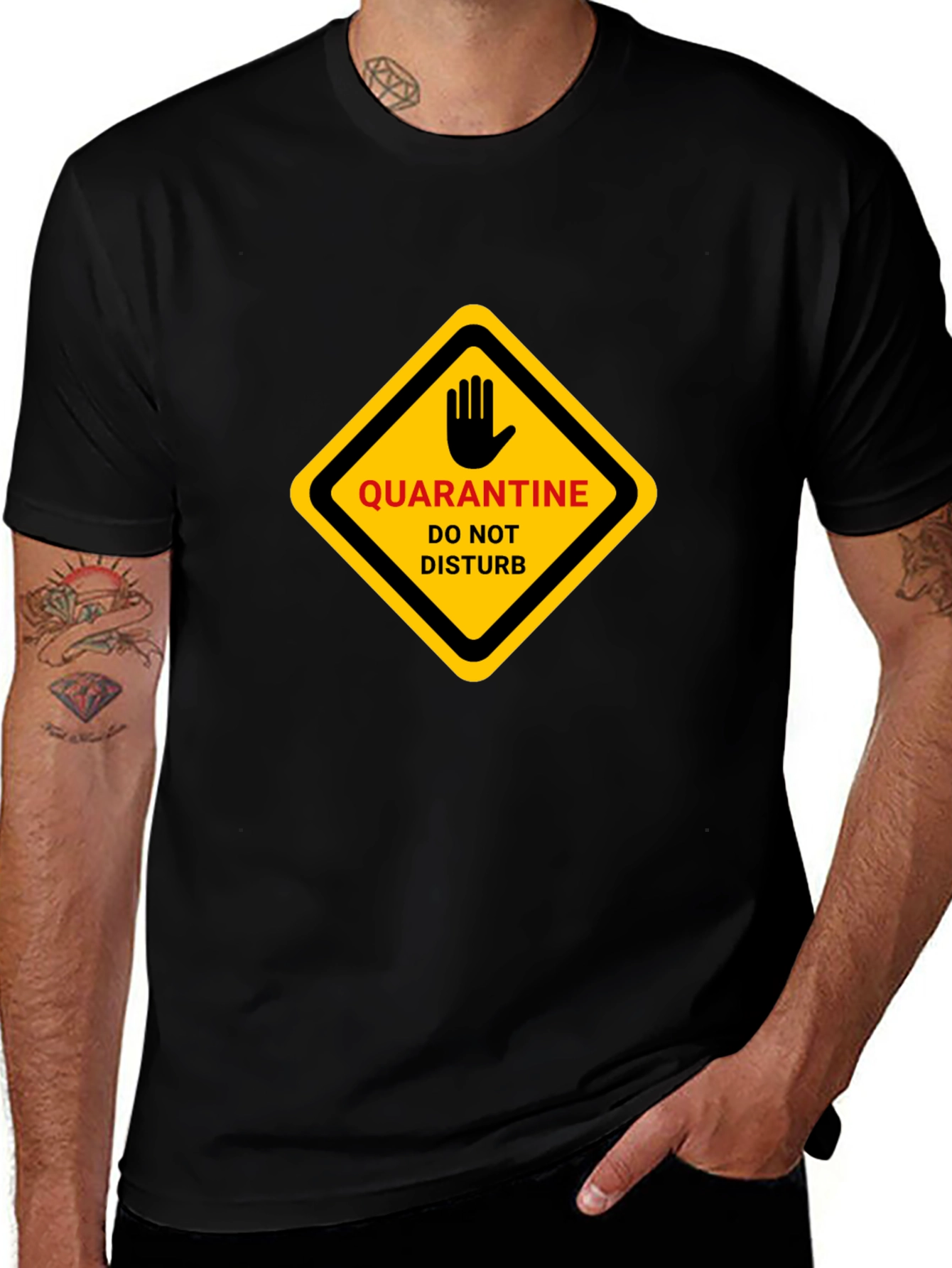 Quarantine Do Not Disturb Graphic T-Shirt