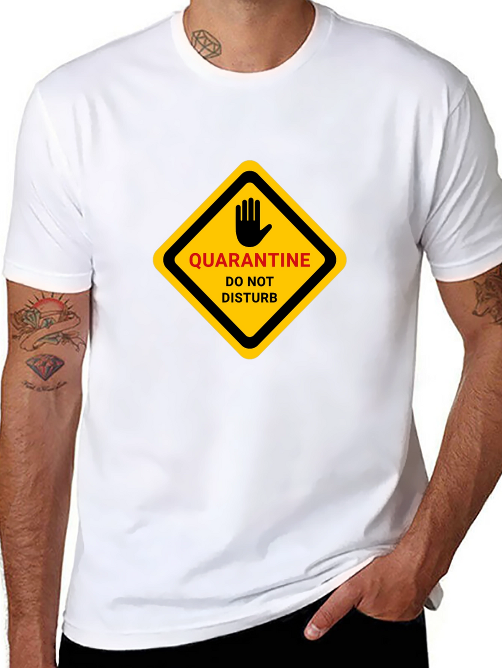 Quarantine Do Not Disturb Graphic T-Shirt