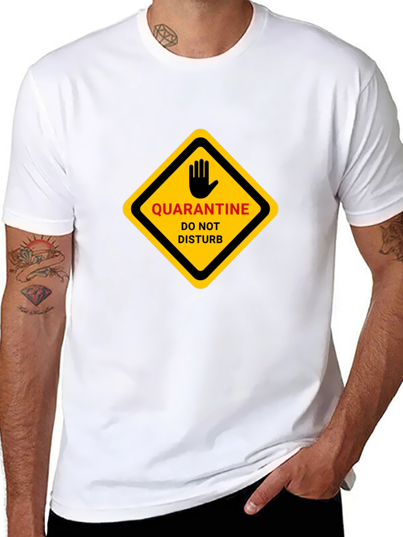 Quarantine Do Not Disturb Graphic T-Shirt