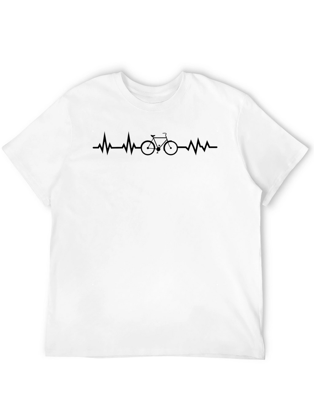 Cycling Heartbeat Tee - Ride Your Passion!