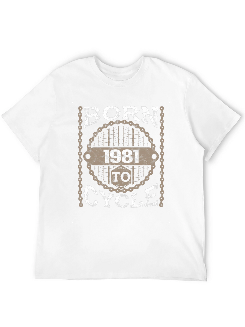 Born to Cycle 1981 Black T-Shirt
