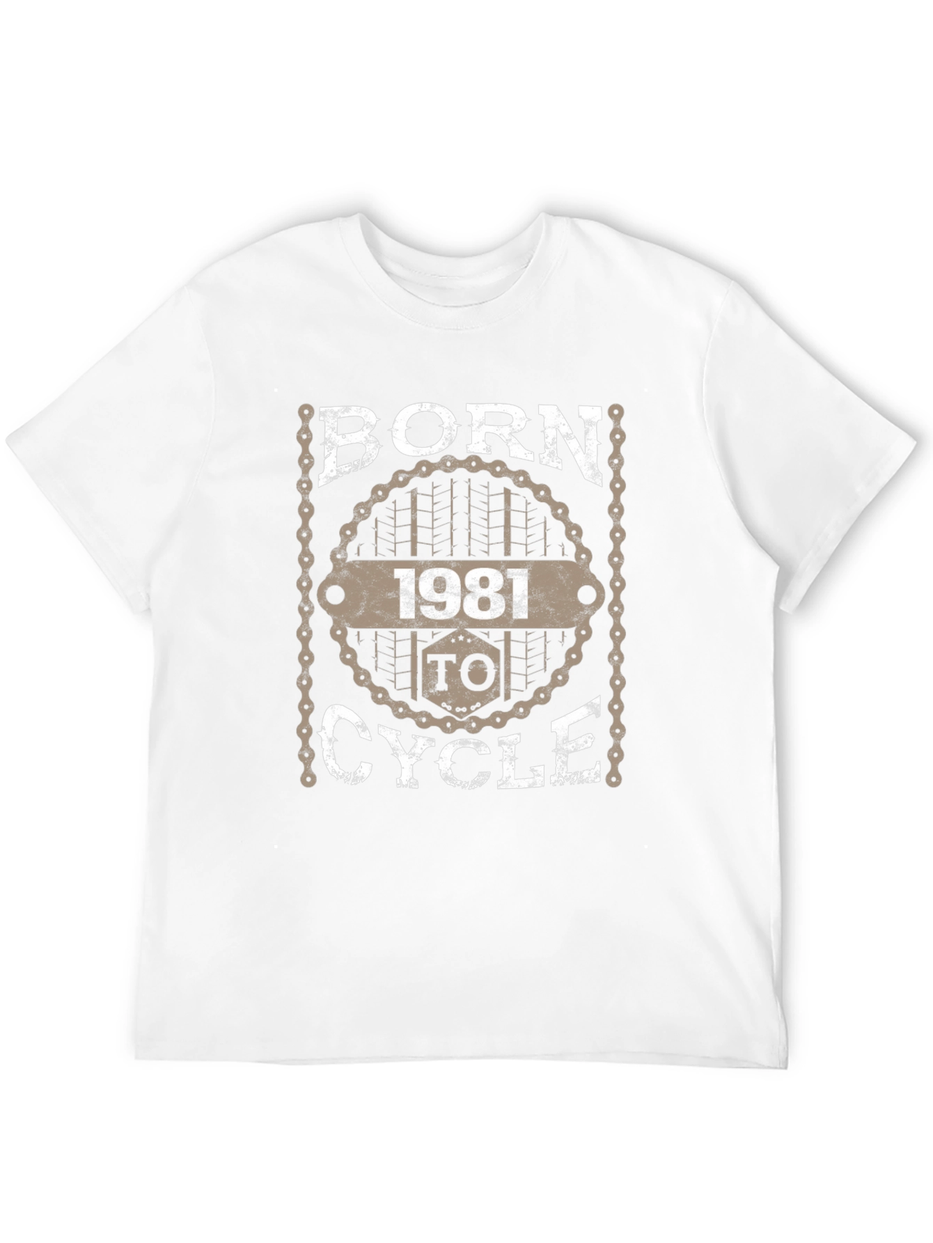 Born to Cycle 1981 Black T-Shirt