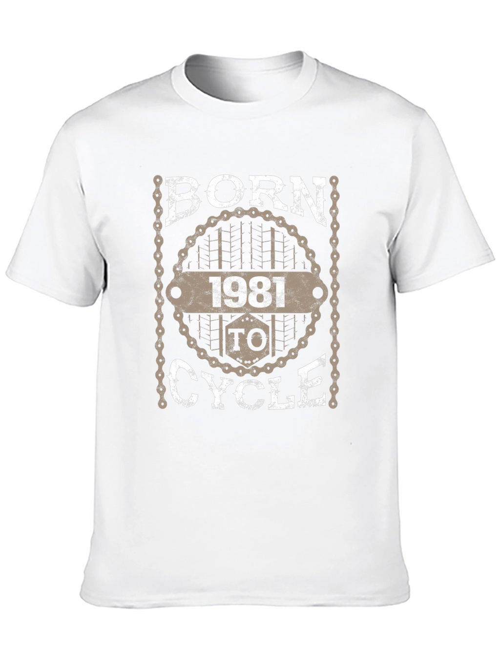 Born to Cycle 1981 Black T-Shirt