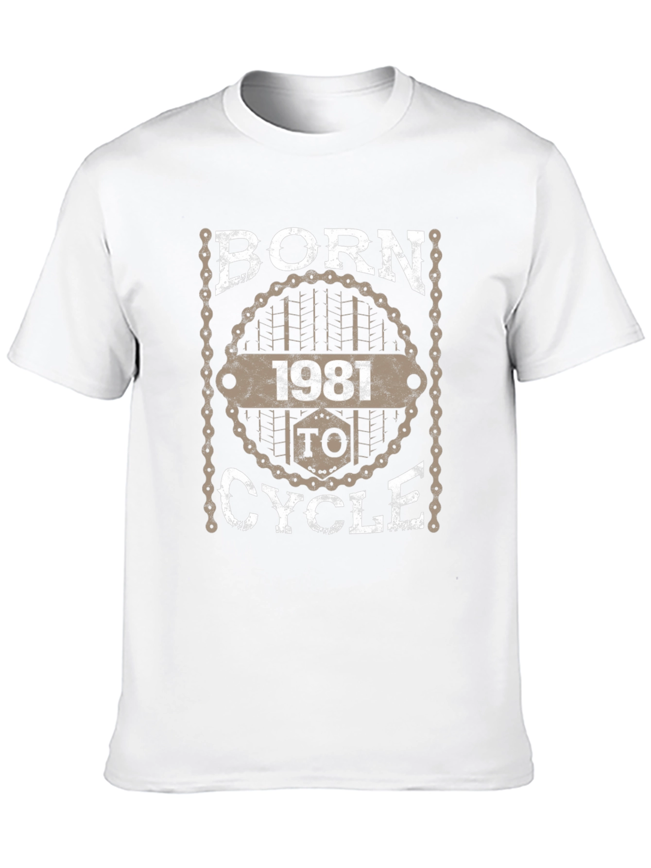 Born to Cycle 1981 Black T-Shirt