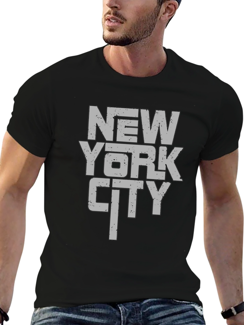 New York City Graphic Print Mens T-Shirt