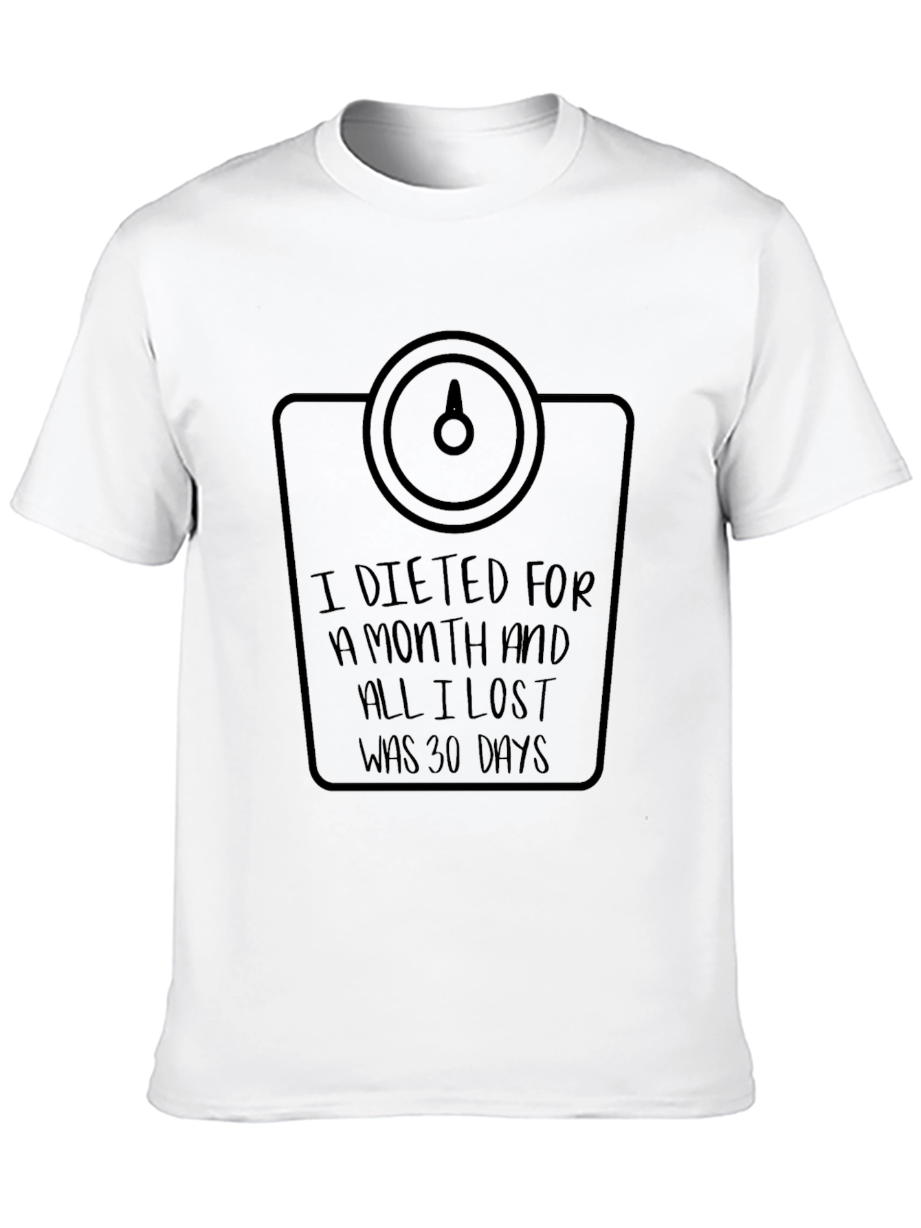 Dieted for a Month Graphic T-Shirt