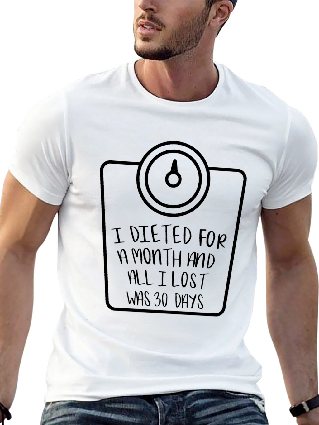 Dieted for a Month Graphic T-Shirt