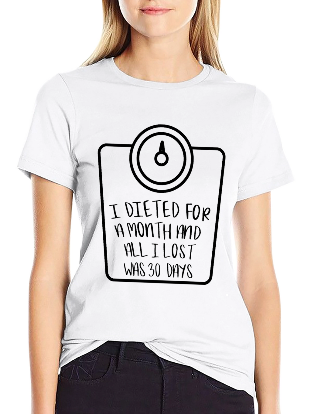 Dieted for a Month Graphic T-Shirt