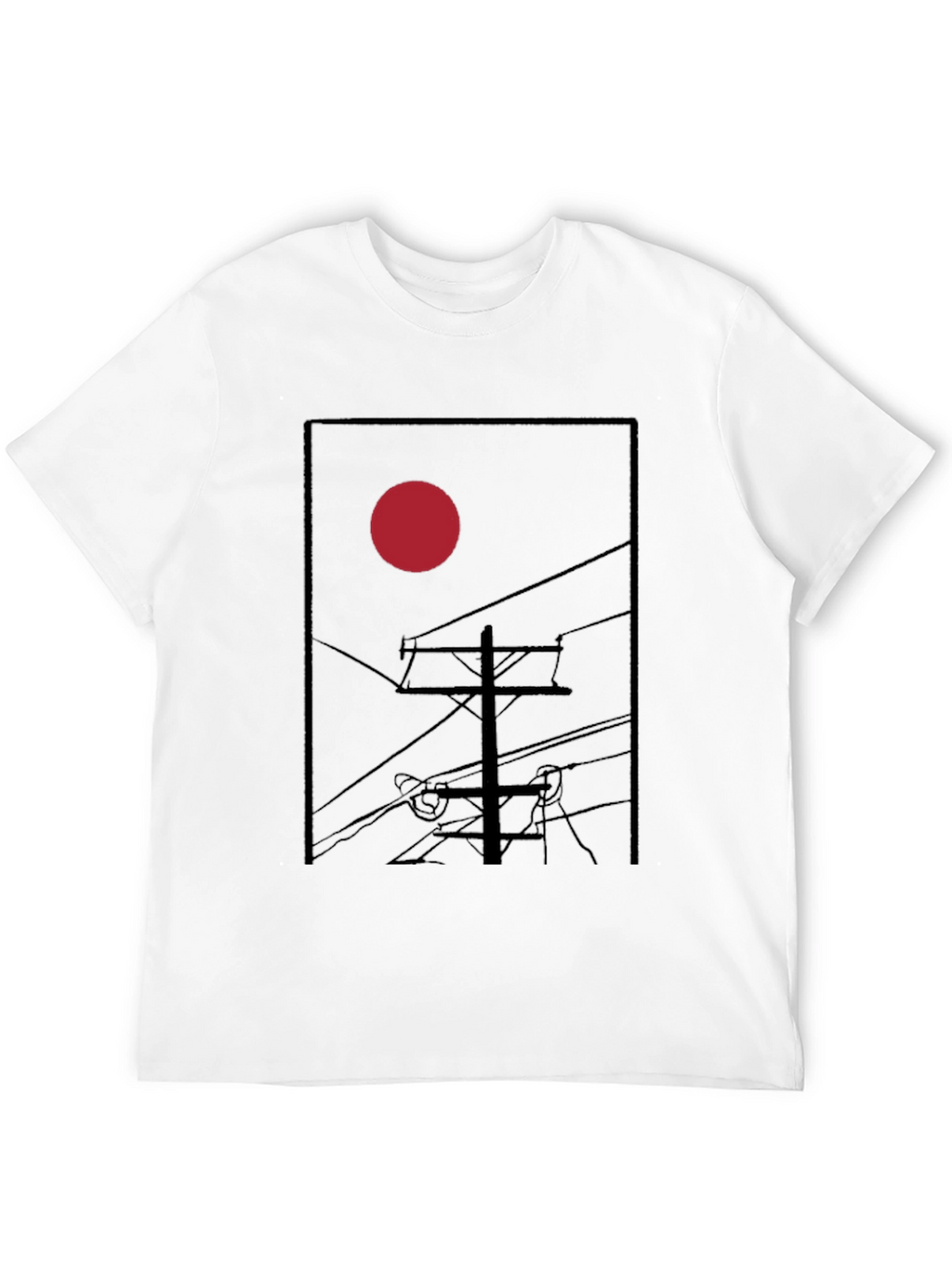 Red Sun T-Shirt - Urban Style Graphic Tee