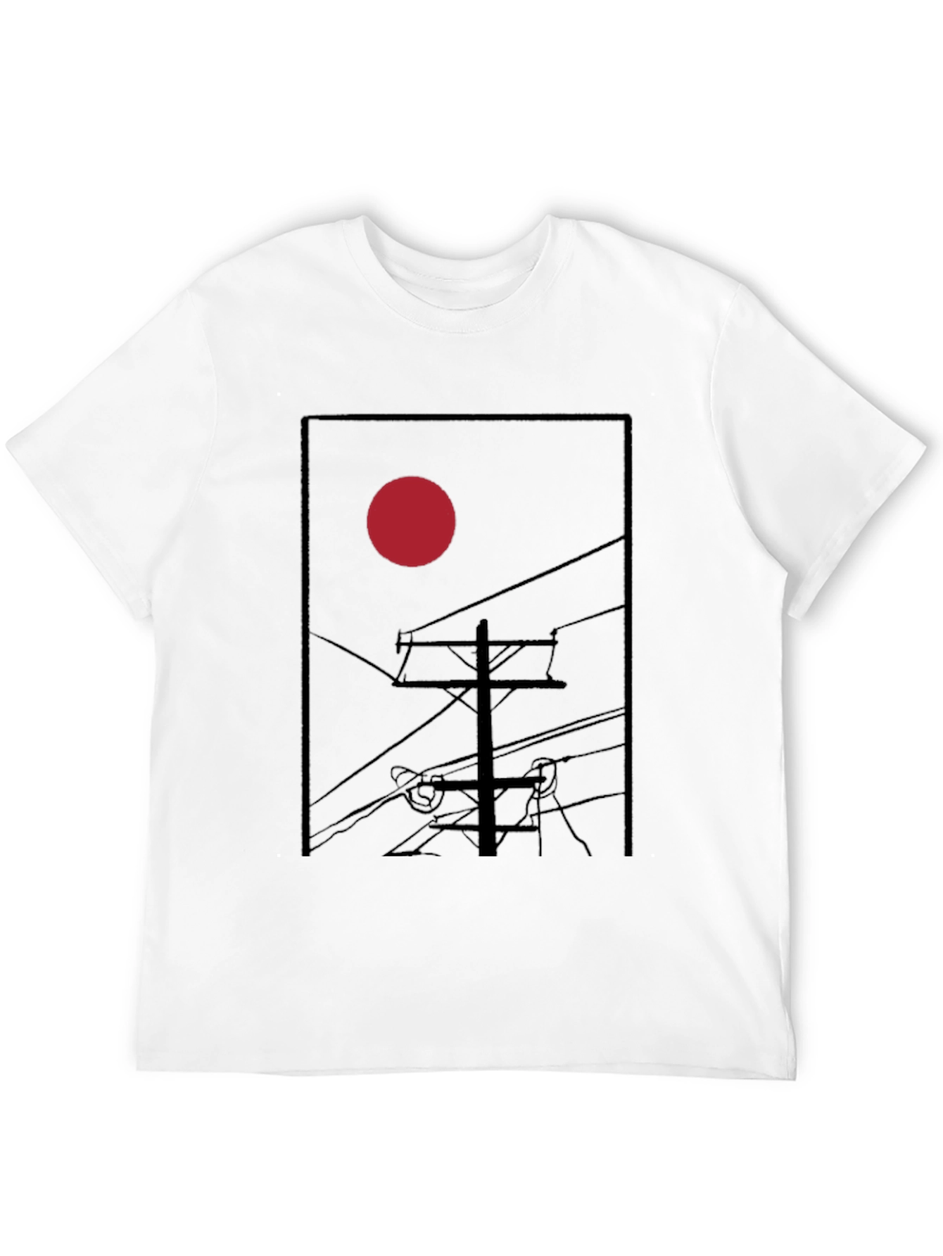 Red Sun T-Shirt - Urban Style Graphic Tee