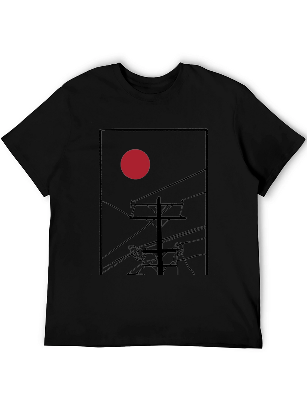 Red Sun T-Shirt - Urban Style Graphic Tee