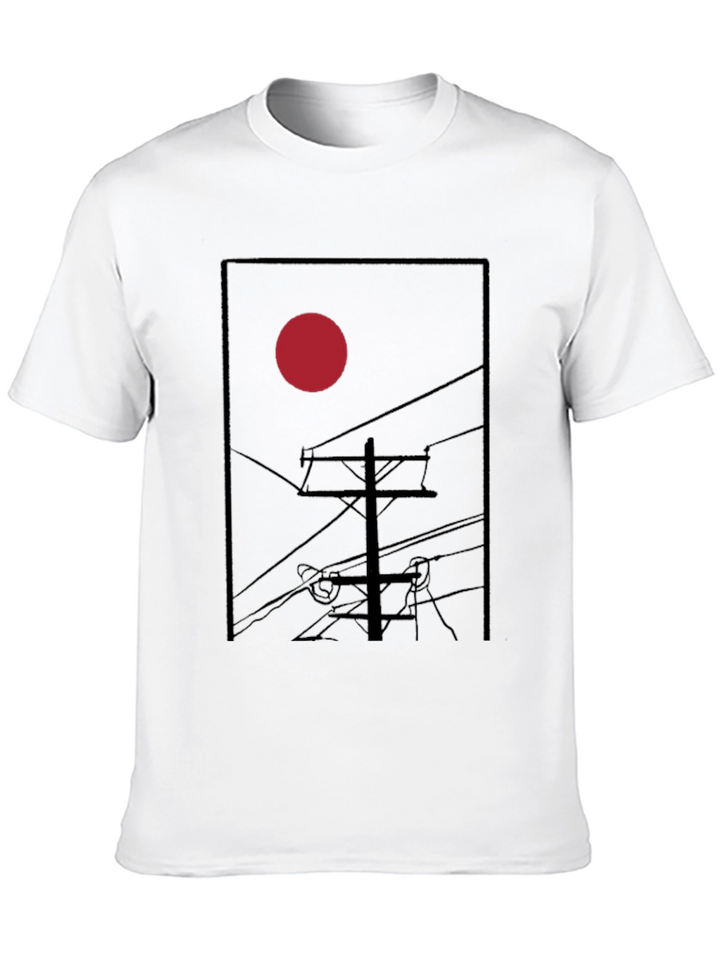 Red Sun T-Shirt - Urban Style Graphic Tee