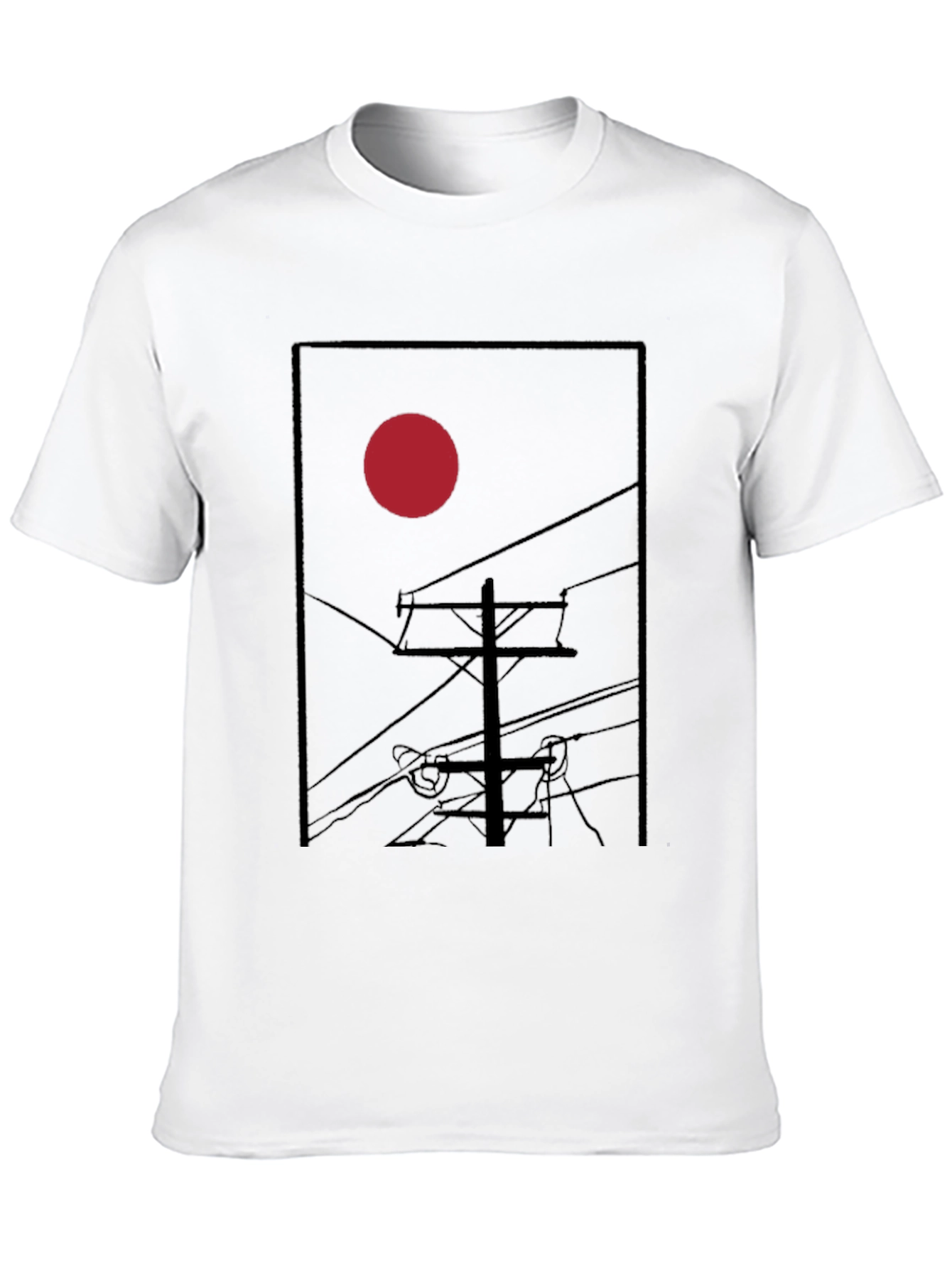 Red Sun T-Shirt - Urban Style Graphic Tee