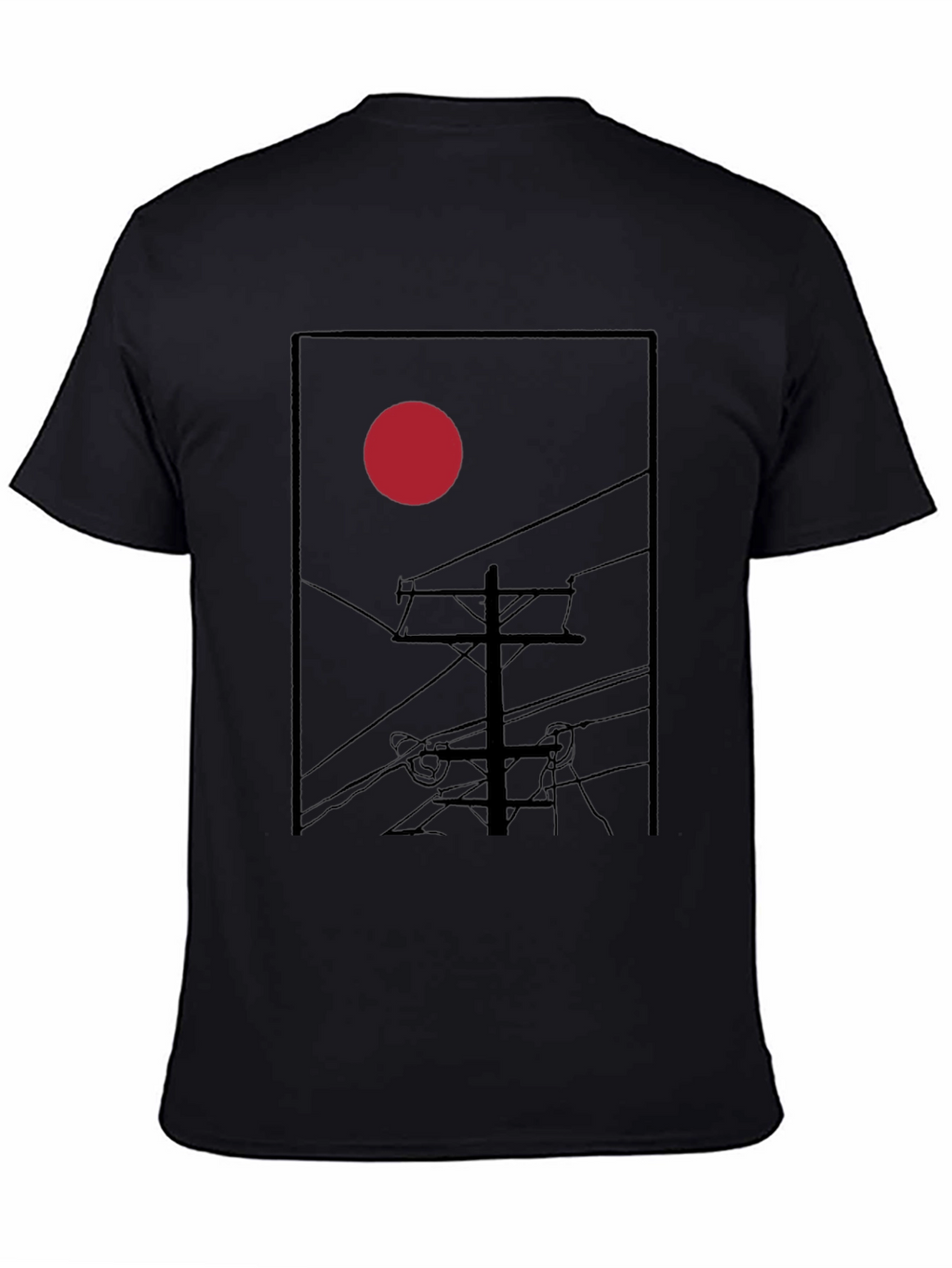 Red Sun T-Shirt - Urban Style Graphic Tee
