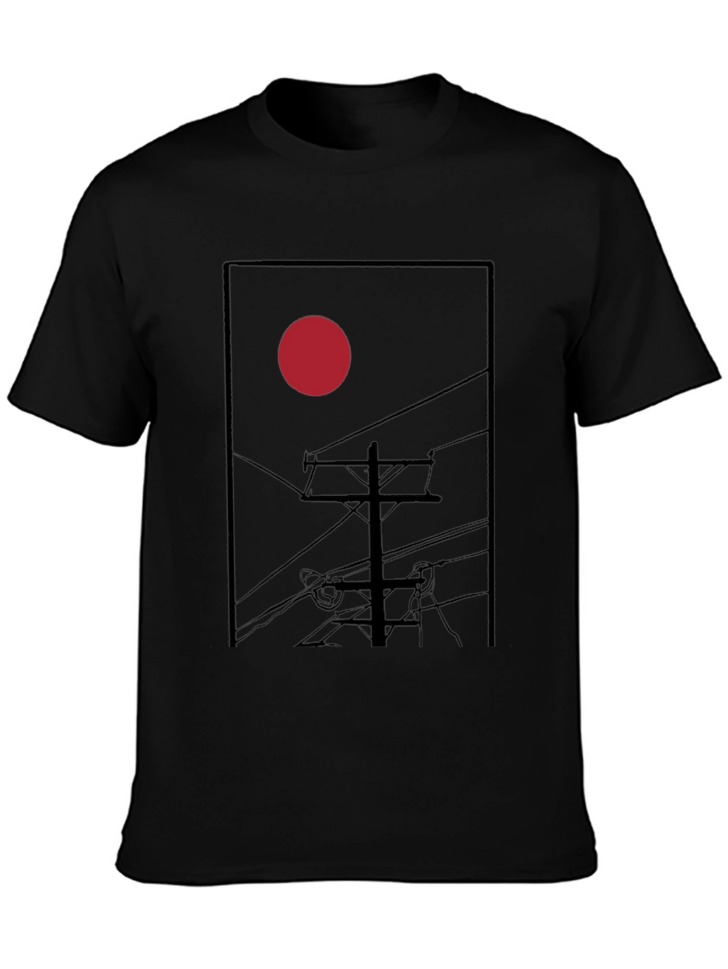 Red Sun T-Shirt - Urban Style Graphic Tee