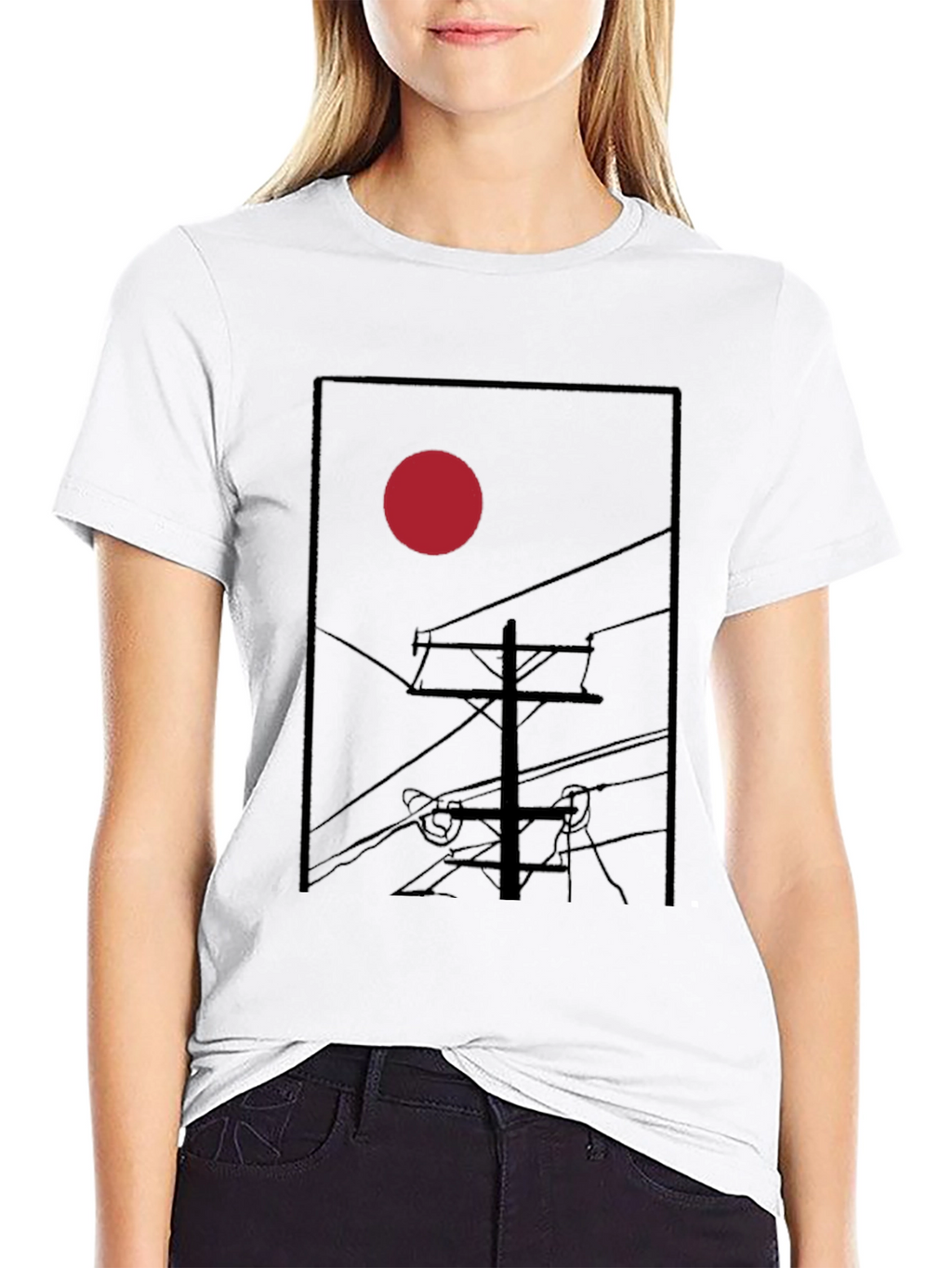 Red Sun T-Shirt - Urban Style Graphic Tee