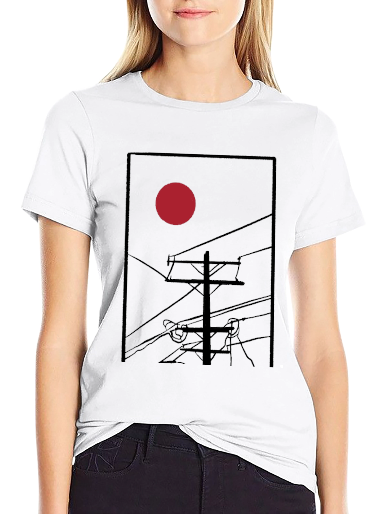 Red Sun T-Shirt - Urban Style Graphic Tee