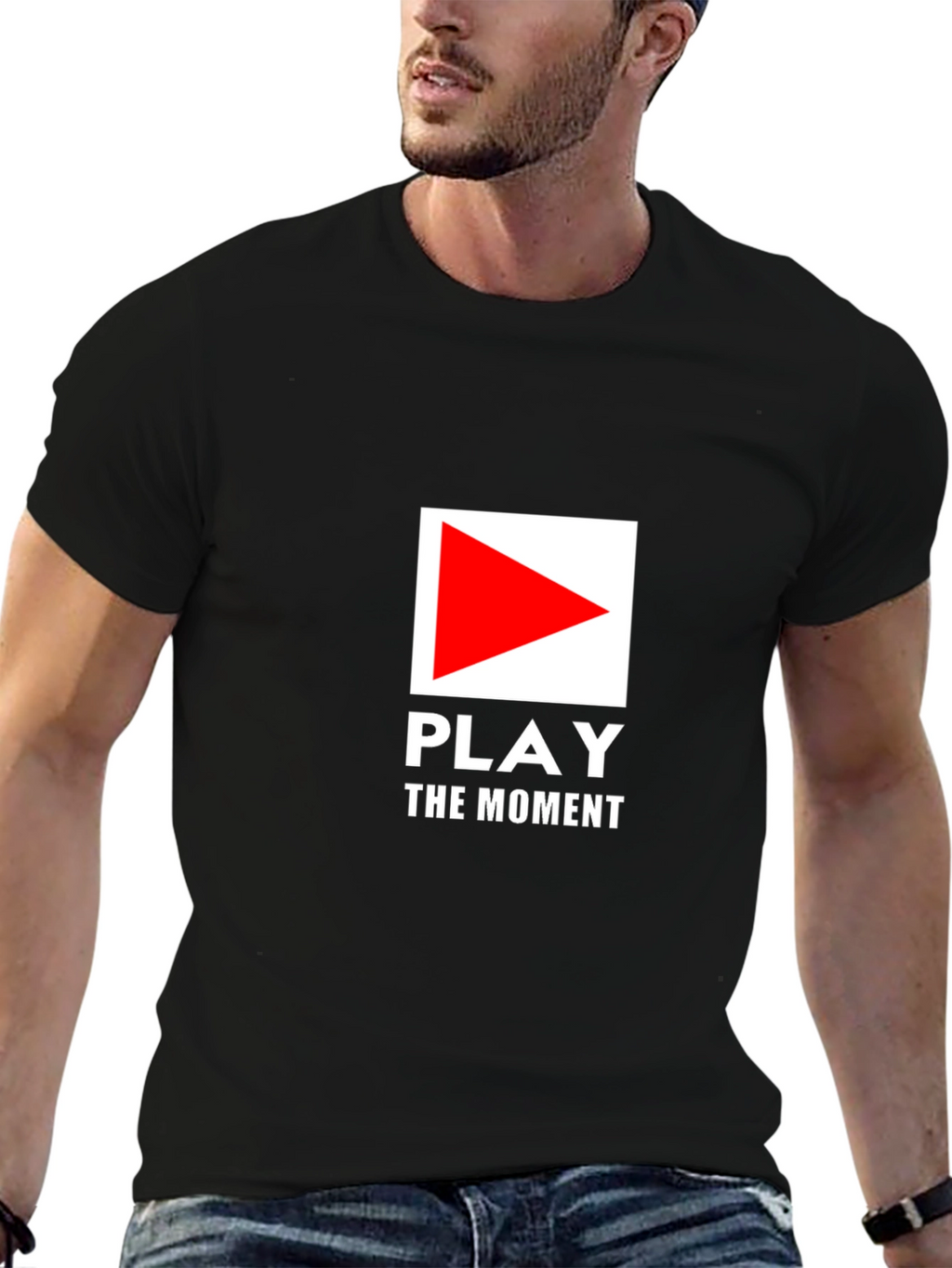 Play the Moment Black T-Shirt