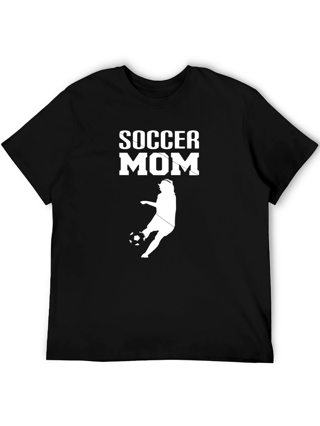 Soccer Mom Graphic Tee - Black