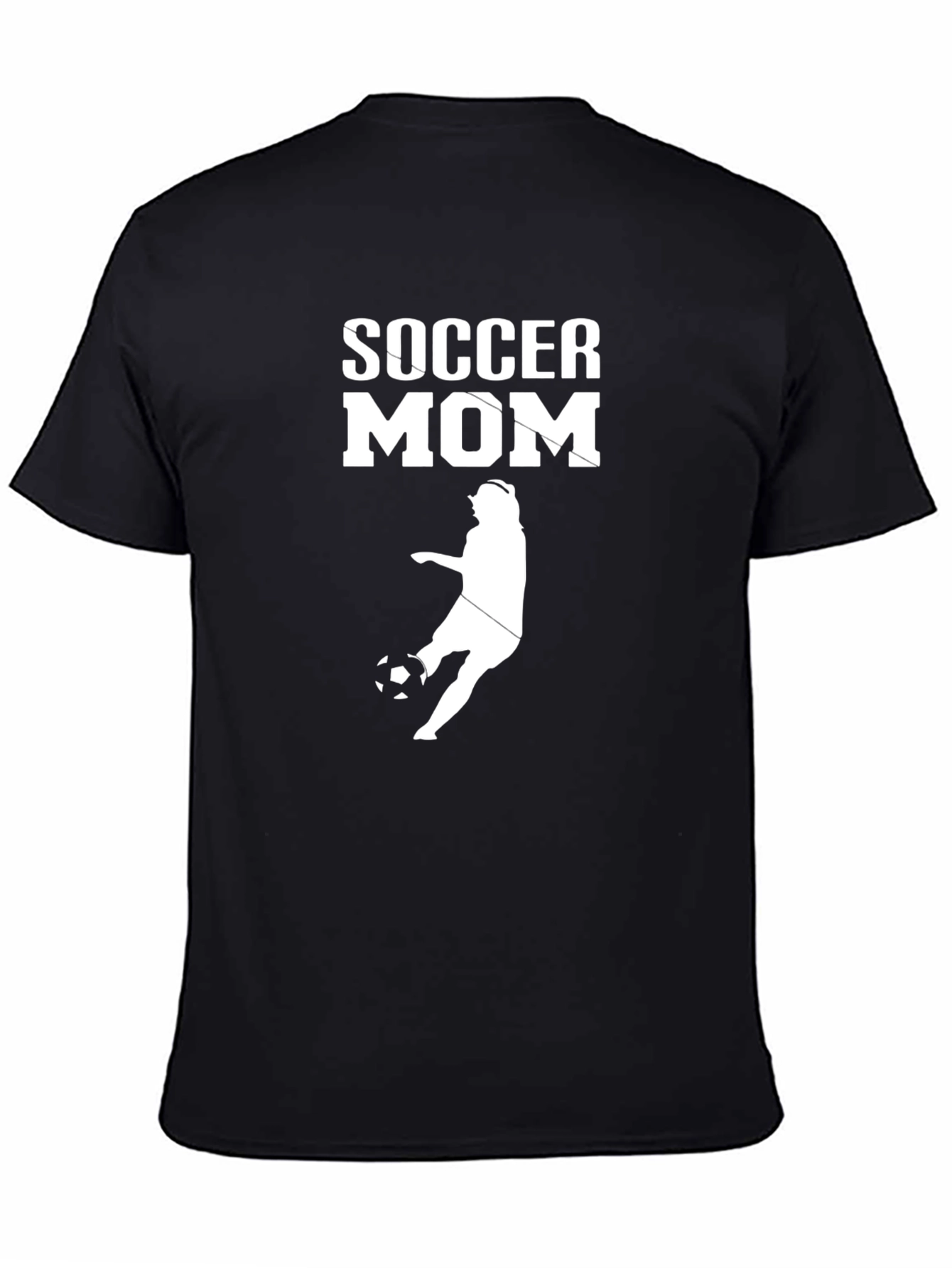 Soccer Mom Graphic Tee - Black