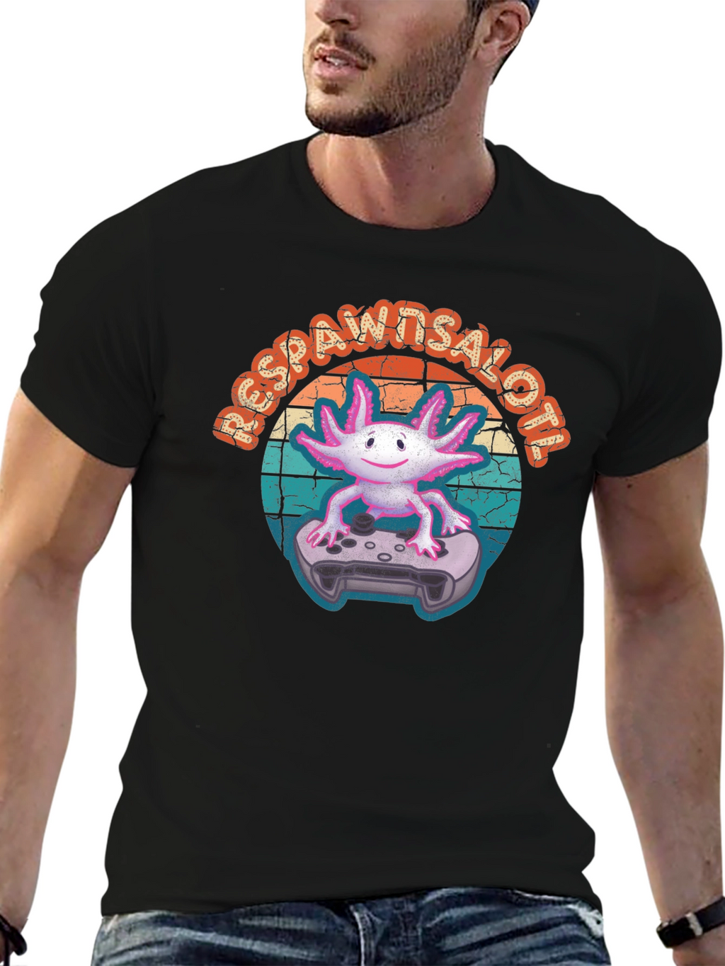 Respawn Axolotl Gamer T-Shirt