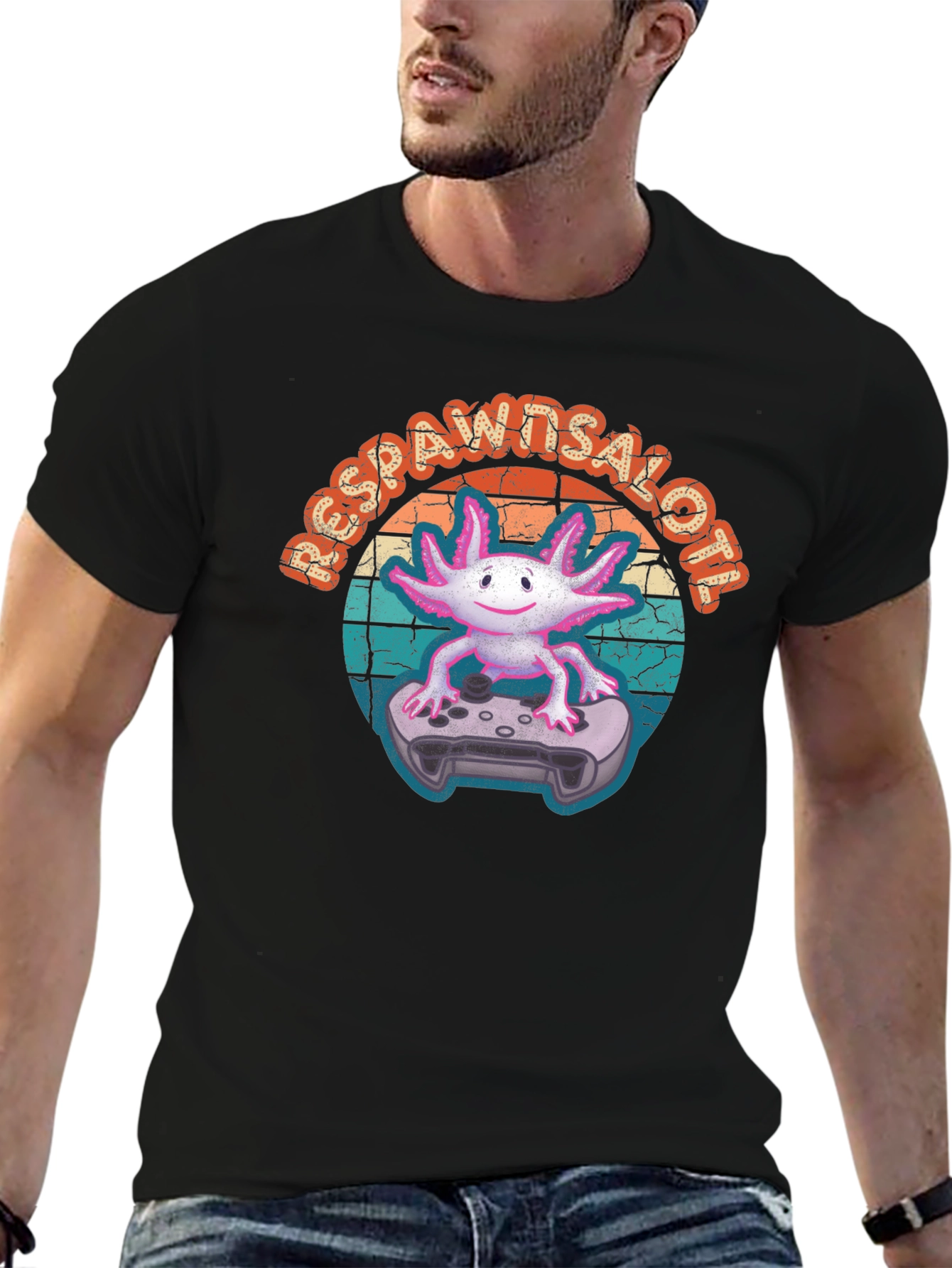 Respawn Axolotl Gamer T-Shirt