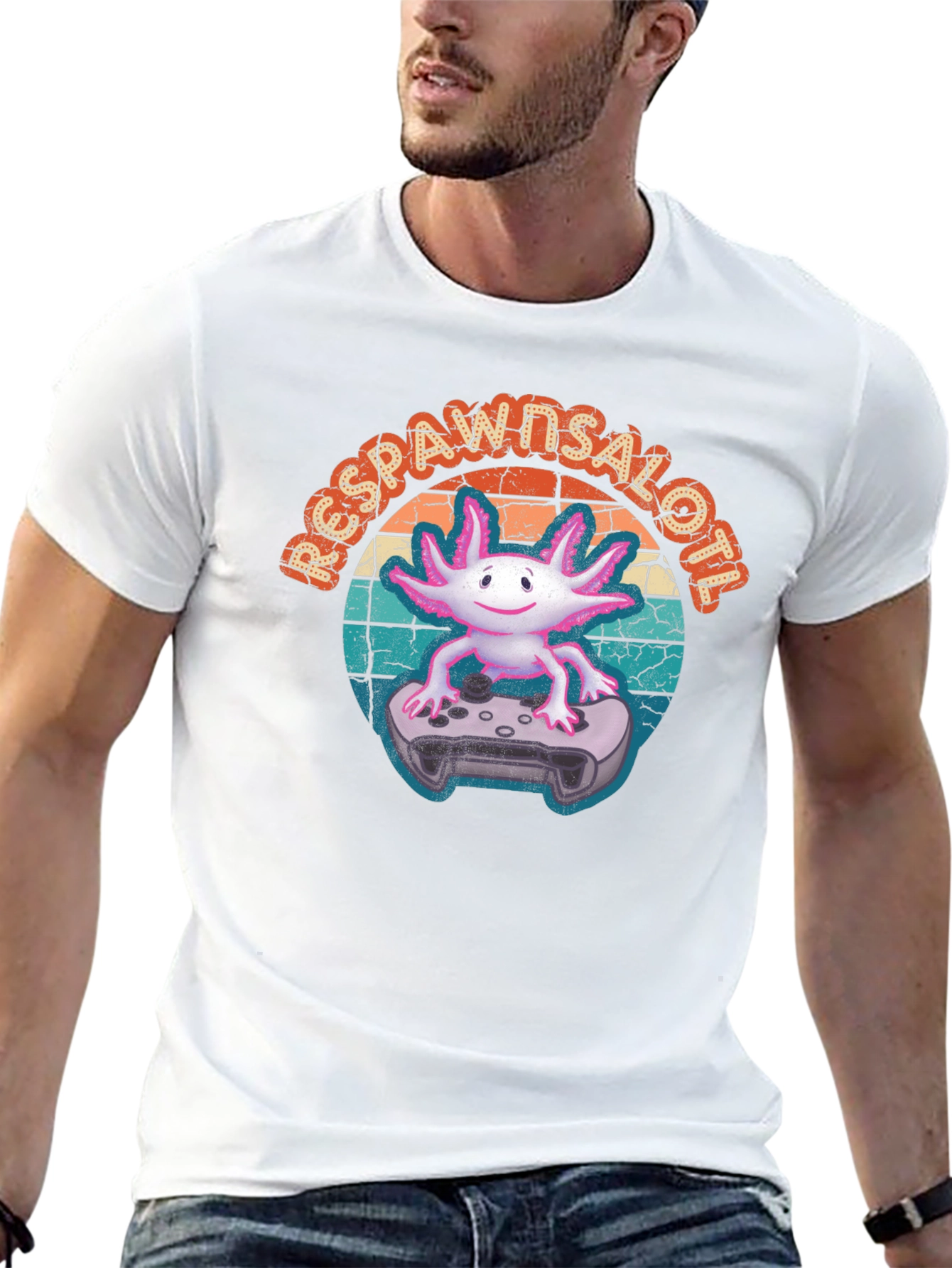 Respawn Axolotl Gamer T-Shirt