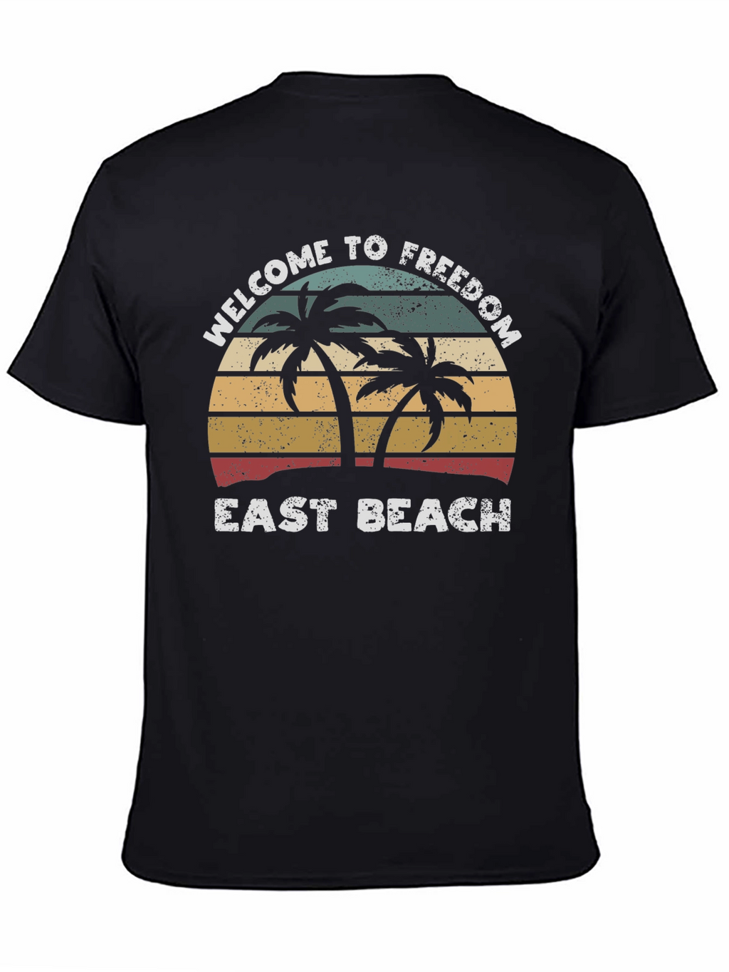 East Beach Welcome Graphic T-Shirt