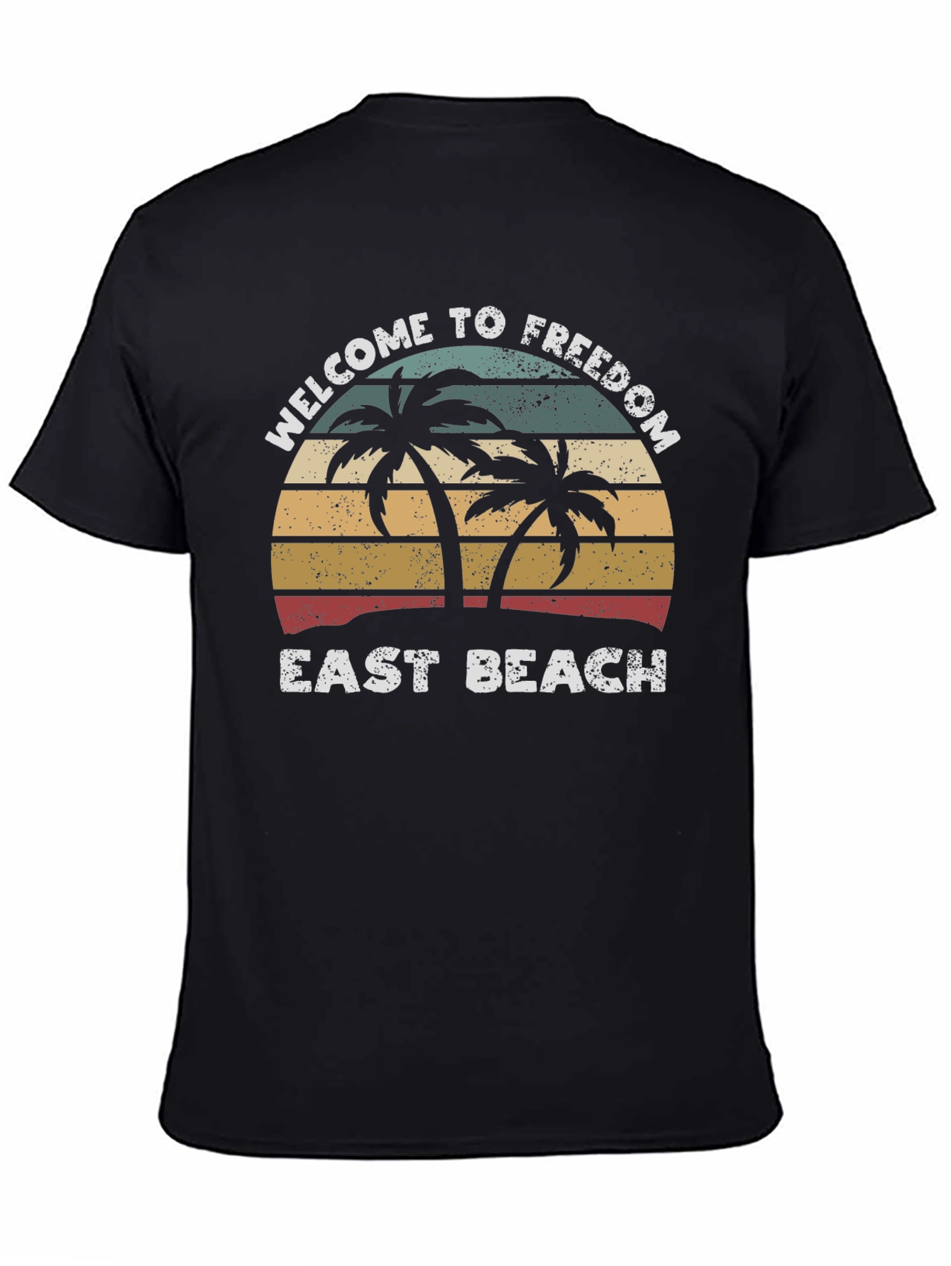 East Beach Welcome Graphic T-Shirt