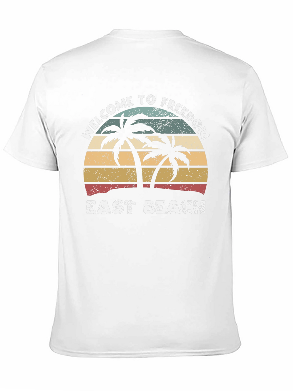 East Beach Welcome Graphic T-Shirt