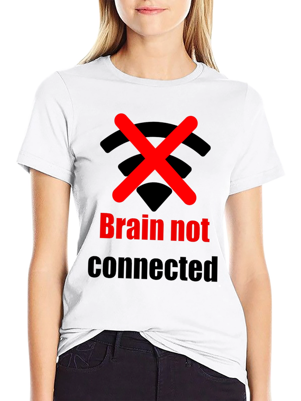Brain Not Connected Humor T-Shirt