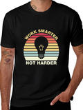Work Smarter T-Shirt - Retro Style