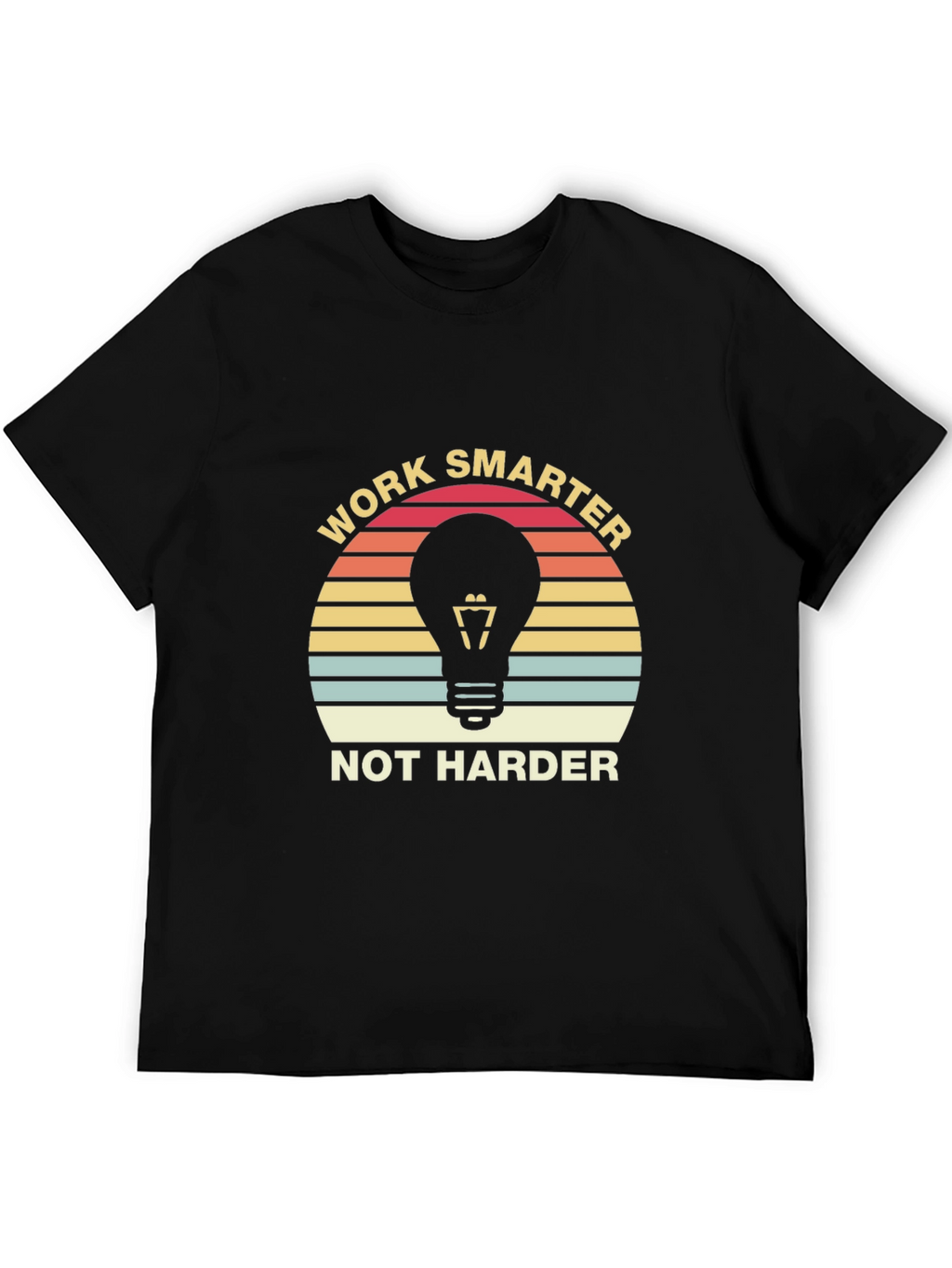 Work Smarter T-Shirt - Retro Style