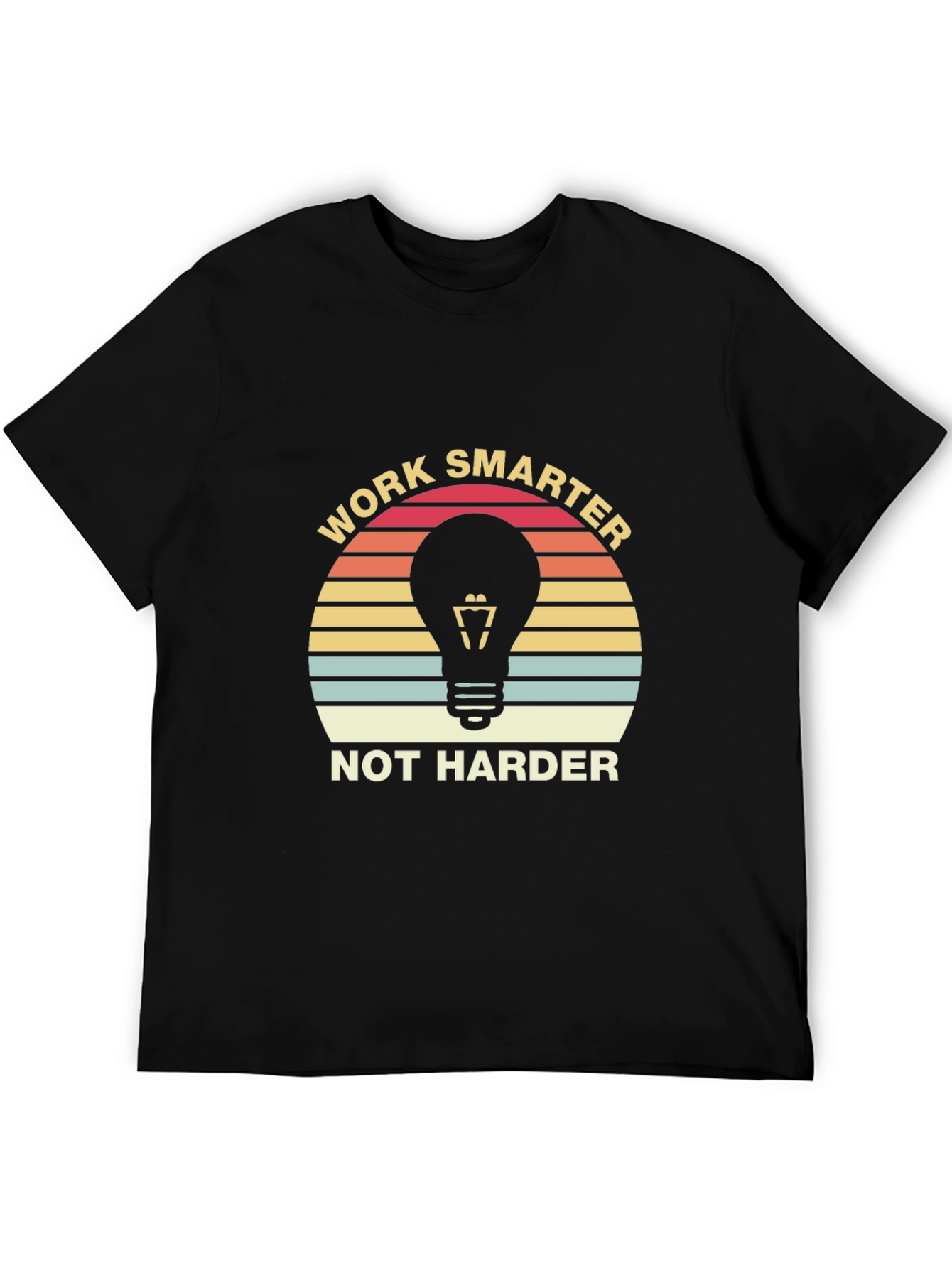 Work Smarter T-Shirt - Retro Style