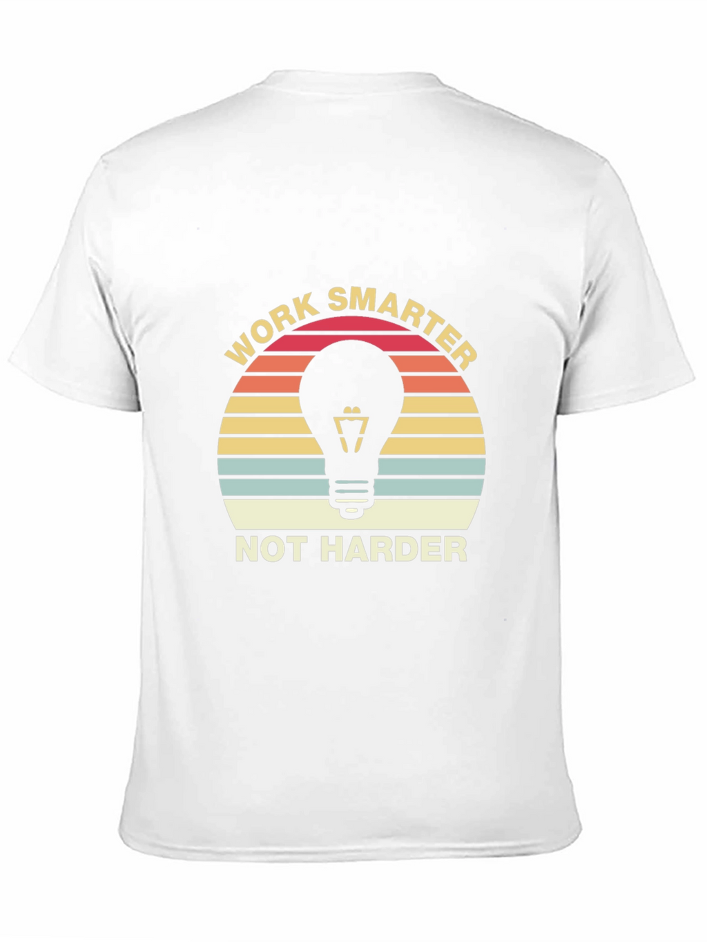 Work Smarter T-Shirt - Retro Style