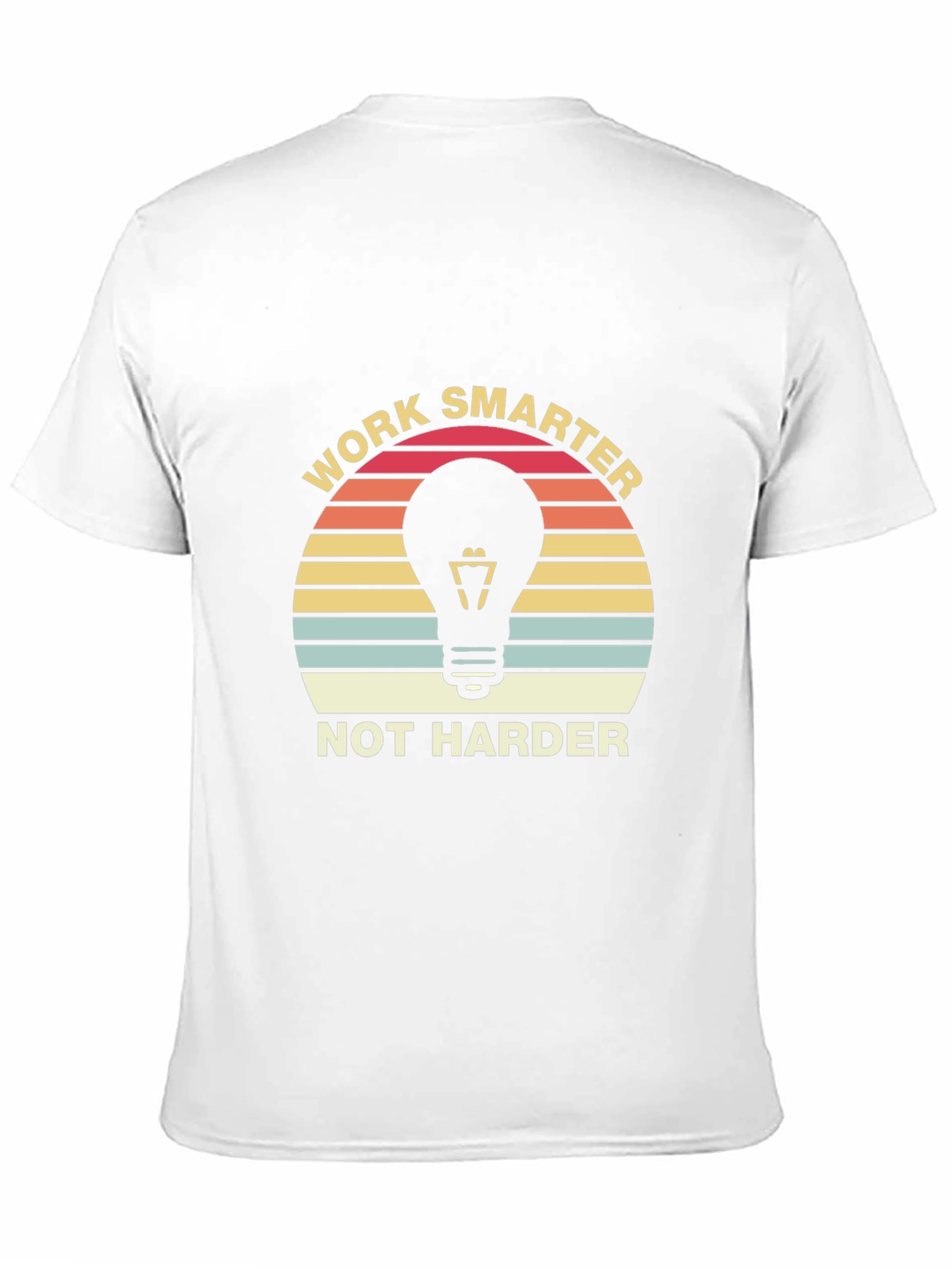 Work Smarter T-Shirt - Retro Style