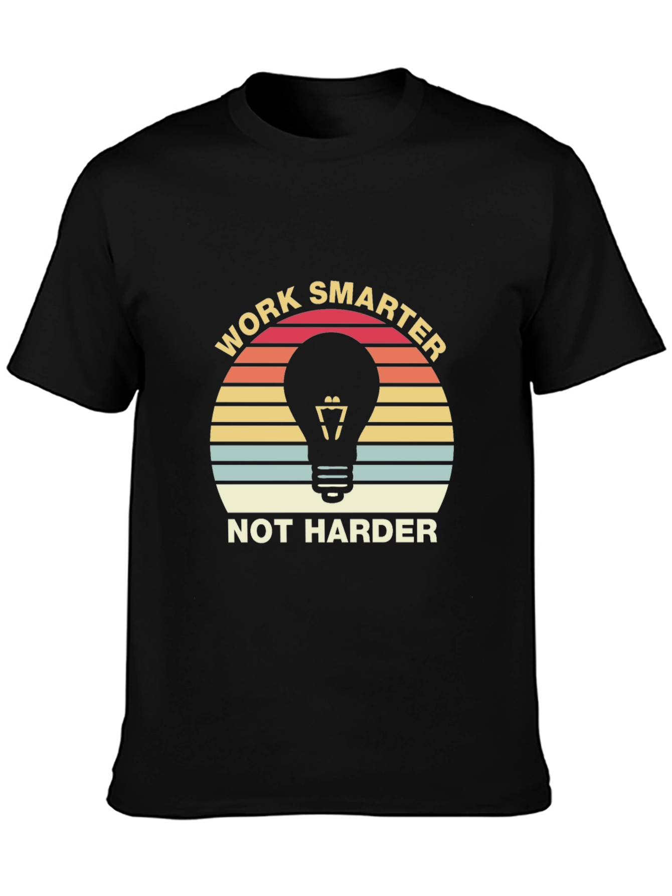 Work Smarter T-Shirt - Retro Style