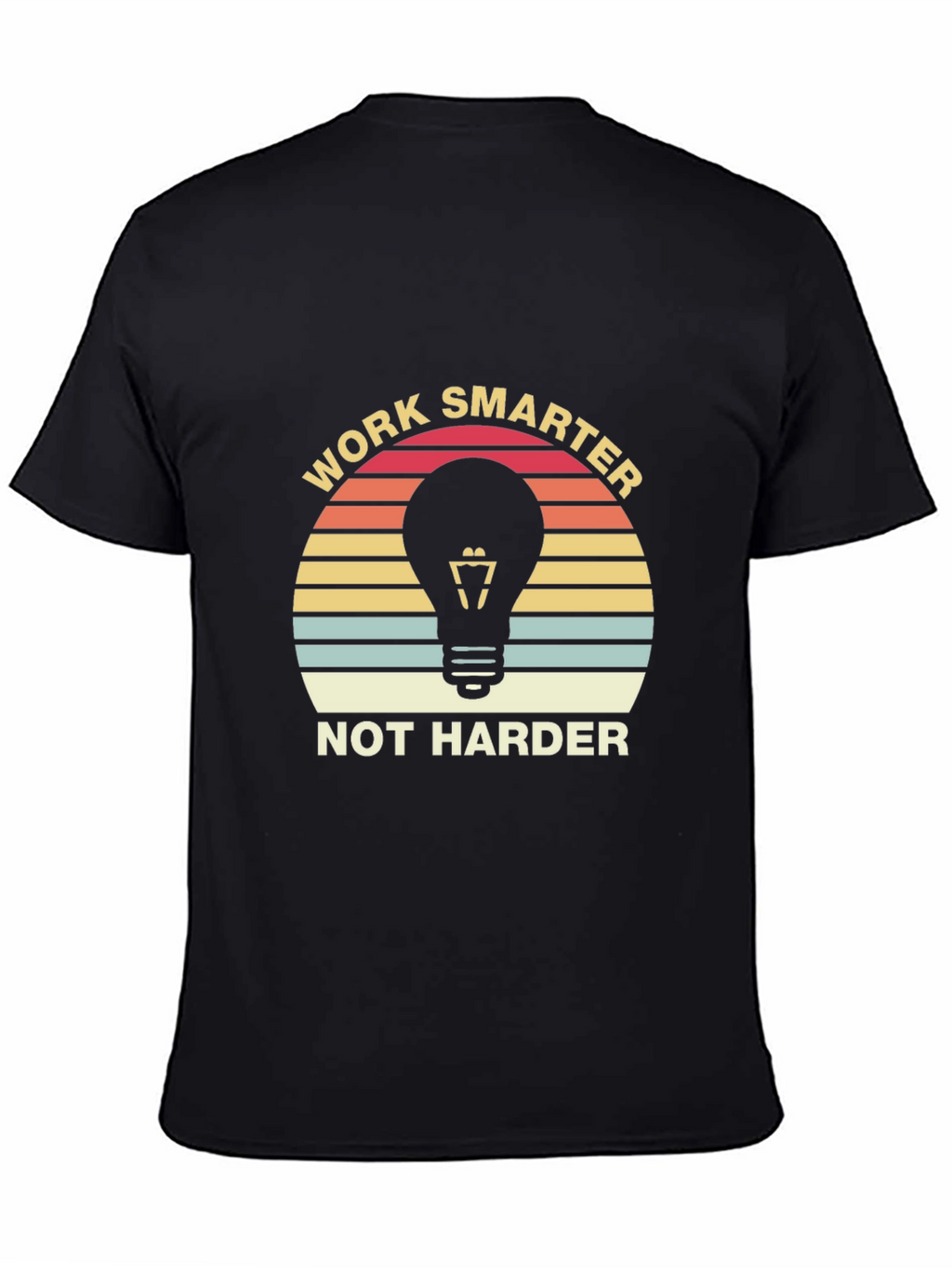 Work Smarter T-Shirt - Retro Style